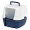 IRIS® 31qt. Blue Cat Litter Box with Hooded Lid
